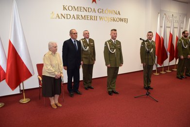 Uroczysta zbiórka z okazji Święta Oddziału Specjalnego Żandarmerii Wojskowej w Warszawie